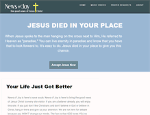 Tablet Screenshot of newsofjoy.com